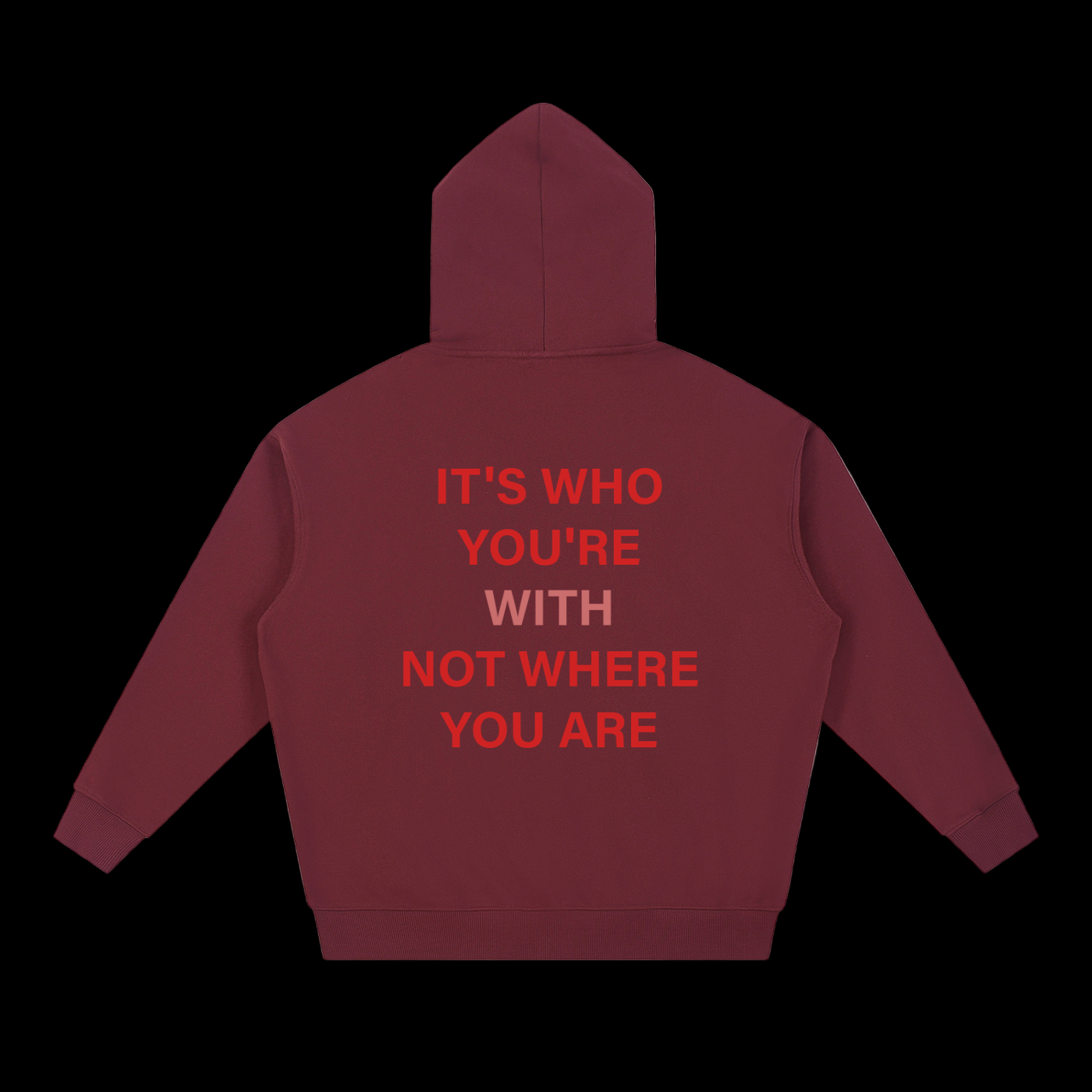 "WHO" Heavyweight Hoodie